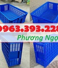 Hình ảnh: Sóng nhựa hở HS009, sọt nhựa rỗng HS009 cao 19, sóng nhựa công nghiệp, thùng nhựa rỗng