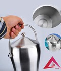 Hình ảnh: Xô đá inox giữ đá lâu
