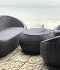 Hình ảnh: Bộ bàn ghế Sofa nhựa giả mây