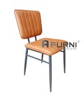 Hình ảnh: Ghế café bọc nệm chân sắt hiện đại giá rẻ RETRO-P