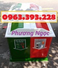 Hình ảnh: Thùng rác nhựa composite, thùng rác 2 ngăn, thùng phân loại rác
