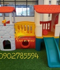 Hình ảnh: Cầu trượt mầm non giá rẻ như thanh lý uy tín chất lượng