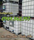 Hình ảnh: Vỏ tank nhựa IBC 1 khối, vỏ bồn nhựa 1000lit, tank nhựa IBC 1000 lit Hà Nội, bồn nhựa 1000 lit, bồn chứa hóa chất 1000 l
