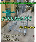 Hình ảnh: Lồng thép có bánh xe, kệ thép, xe đẩy lồng,xe đẩy lồng hàng, xe đẩy lồng sắt, pallet lưới, pallet thép..