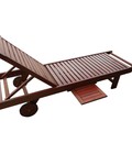 Hình ảnh: Ghế Tắm Nắng Gỗ Dầu Cao Cấp Có Bánh Xe
