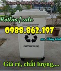 Hình ảnh: Thùng rác nhựa 60l, thùng rác 4 bánh xe, thùng rác 60L giá rẻ, thùng rác 60L hà nội.
