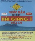 Hình ảnh: Thương hiệu nước mắm Hải Giang cửa lò bán buôn, bán lẻ nước mắm cá cơm, ruốc các loại