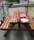 Hình ảnh: Ghế gỗ chữ A sân vườn