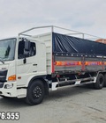 Hình ảnh: Xe tải Hino FM thùng bạt giá cạnh trạnh/ xe tải hino 15 tấn/ xe Hino 15T thùng dài giá tốt