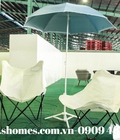 Hình ảnh: Mẫu ghế dù du lịch ngoài trời màu trắng 