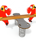 Hình ảnh: Bập bênh SINGLE Happy dogs play set 5020
