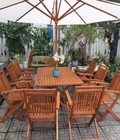 Hình ảnh: Bộ Bàn ghế gỗ ngoài trời giá tốt