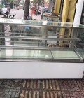 Hình ảnh: Tủ mát trưng bày bánh kem màu trắng kính vuông