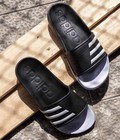 Hình ảnh: Dép Adidas TND Adilette Màu Đen Trắng Big Size 45 46 47