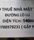 Hình ảnh: Chính chủ cho thuê nhà mặt tiền đường Lo Lu, P.Trường Thạnh,