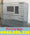 Hình ảnh: Lồng trữ hàng có bánh xe, xe đẩy lồng thép, lồng chứa hàng nặng, lồng lưới đựng hàng