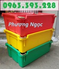 Hình ảnh: Hộp nhựa A2, thùng nhựa đặc có quai sắt, thùng đặc có quai, sóng nhựa bít A2
