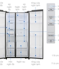 Hình ảnh: https://bit.ly/3kDebsB Tủ lạnh Samsung RS62R5001B4/SV, 647L, Inverter