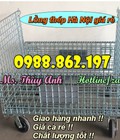Hình ảnh: Lồng thép đựng hàng có bánh xe tại Hà Nội, lồng trữ hàng, lồng hàng có bánh xe