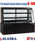 Hình ảnh: Tủ bánh kem kính cong Alaska G 15K
