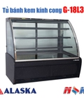 Hình ảnh: Tủ bánh kem kính cong Alaska G 18L3