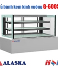 Hình ảnh: Tủ bánh kem kính vuông Alaska G 600S