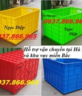 Hình ảnh: Thùng nhựa đặc có bánh xe. Thùng nhựa công nghiệp