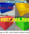 Hình ảnh: Thùng nhựa đặc HS019, thùng đặc có nắp 3T1