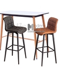 Hình ảnh: Bộ Bàn Ghế Bar Chữ Nhật 1m2 Hiện Đại Cao Cấp Tại HCM