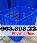 Hình ảnh: Sóng nhựa rỗng HS012, sọt nhựa rỗng đáy đặc, thùng nhựa đáy đặc có lỗ