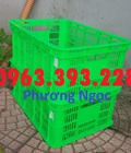 Hình ảnh: Sọt nhựa rỗng HS018, sóng nhựa đựng hàng, sóng nhựa hở, sóng nhựa đan lưới