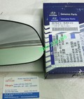 Hình ảnh: 87611B4010 Mặt gương chiếu hậu trái không sấy Hyundai i10