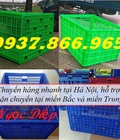 Hình ảnh: Sóng nhựa rỗng HS015, sọt nhựa 26 bánh xe