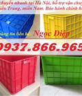Hình ảnh: Sóng nhựa bít HS026, thùng nhựa công nghiệp cao 39