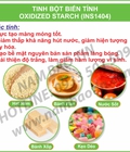 Hình ảnh: Tinh bột biến tính Oxy hóa Oxidized Starch INS1404