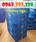 Hình ảnh: Thùng nhựa đặc B1, hộp nhựa B1, thùng nhựa công nghiệp cao 20 cm, thùng nhựa cơ khí
