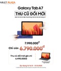 Hình ảnh: Galaxy tab a7 2020 tại Tabletplaza