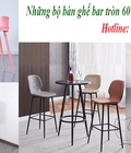 Hình ảnh:  Những bộ bàn ghế bar café tròn 60 chân sắt hiện đại tại HCM