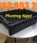 Hình ảnh: Sóng cá HS002, sọt nhựa đựng hải sản, sóng hở HS002, sọt đựng cá