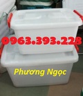 Hình ảnh: Thùng nhựa DA15, thùng nhựa DA30, hộp nhựa có nắp, thùng nhựa đa năng