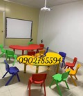 Hình ảnh: Bàn ghế nhựa , bàn ghế gỗ cho bé mầm non