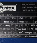 Hình ảnh: Máy bơm trục ngang Pentax series CM