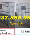 Hình ảnh: Lồng thép trữ hàng, xe đẩy hàng có bánh xe, xe đẩy mắt lưới