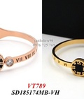 Hình ảnh: Vòng tay titan mặt tròn đen số la mã 789