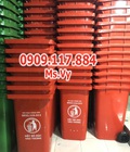 Hình ảnh: Thùng rác công cộng 120 lít nhựa HDPE