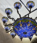 Hình ảnh: Giao Lưu Đèn Chùm Tiffany Hoạ Tiết Chuồn Cao Cấp.