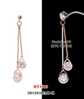 Hình ảnh: Bông tai titan mặt giọt nước đá dài 1010
