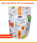 Hình ảnh: Bột Tạo Màng Sữa Vị Muối Biển 1KG Bột tạo lớp kem đậm đà cho trà sữa