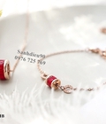 Hình ảnh: Set DC LT titan mặt khoanh đá đỏ 131