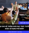 Hình ảnh: Tại sao hệ thống giáo dục trực tuyến được sử dụng phổ biến